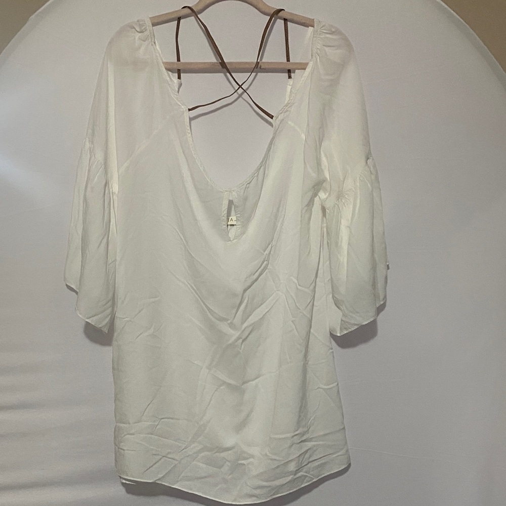 SOFIA by ViX Cream low back  Dress/ cover up